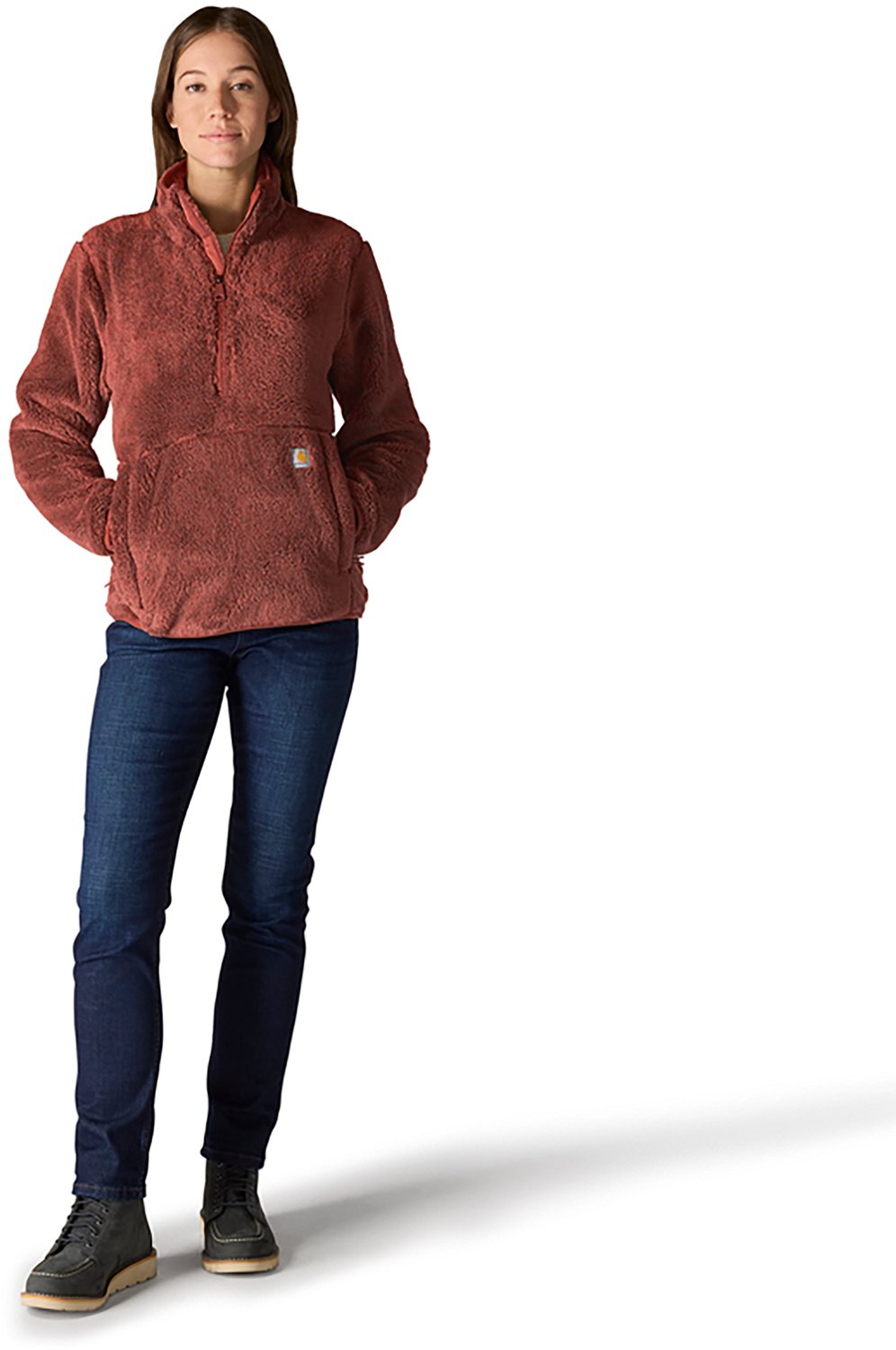 Carhartt Women's Loose Fit Fleece Pullover                                                                                       - view number 4