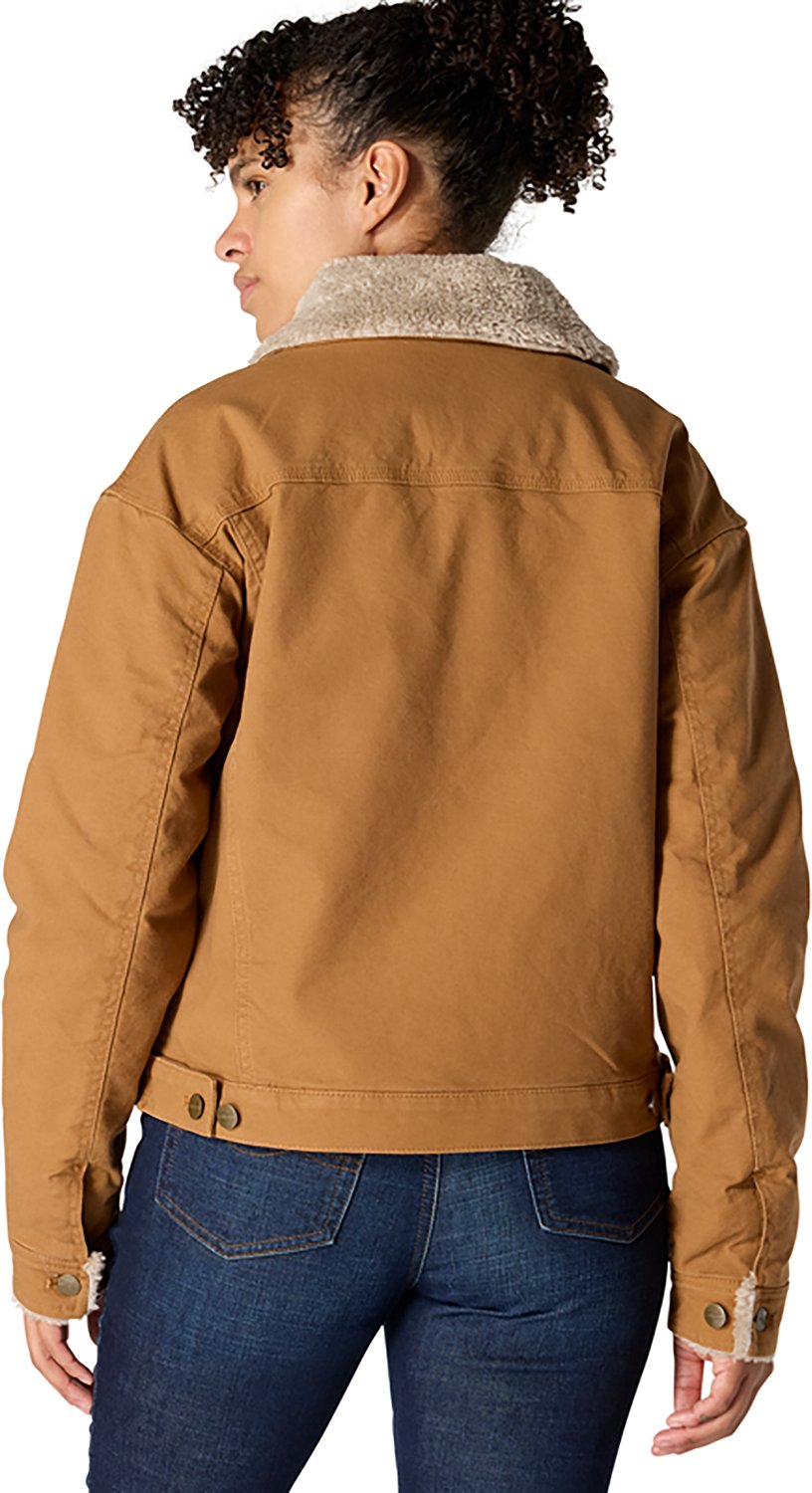 Carhartt Women's Rugged Flex Loose Fit Canvas Sherpa-Lined Jacket - view number 2