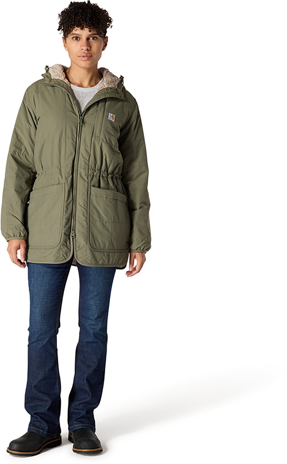 Carhartt Women's Rain Defender Loose Fit Lightweight Insulated Coat - view number 5