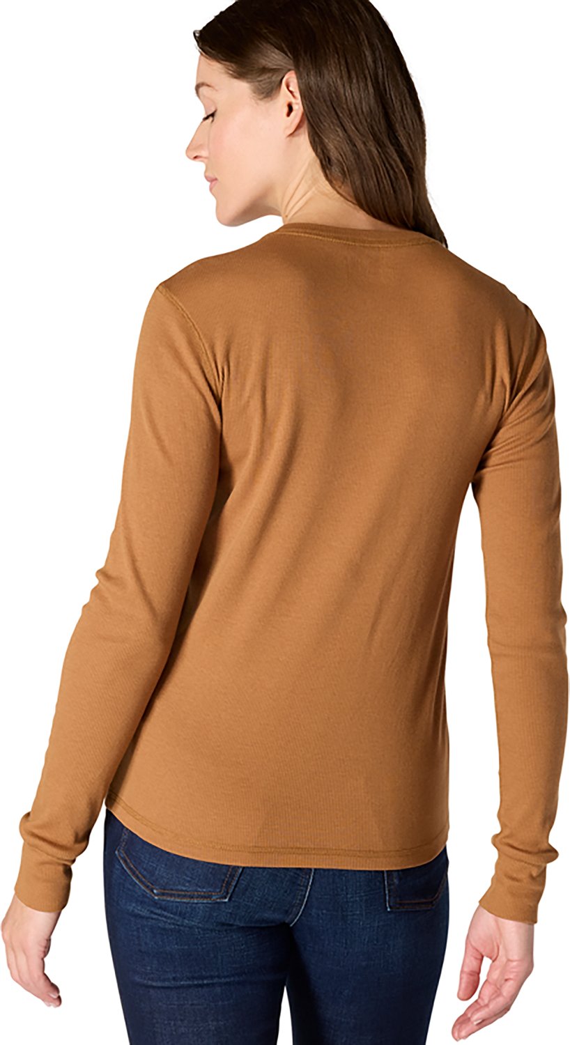 Carhartt Women's TENCEL Fiber Series Relaxed Fit Long Sleeve Henley Shirt - view number 2