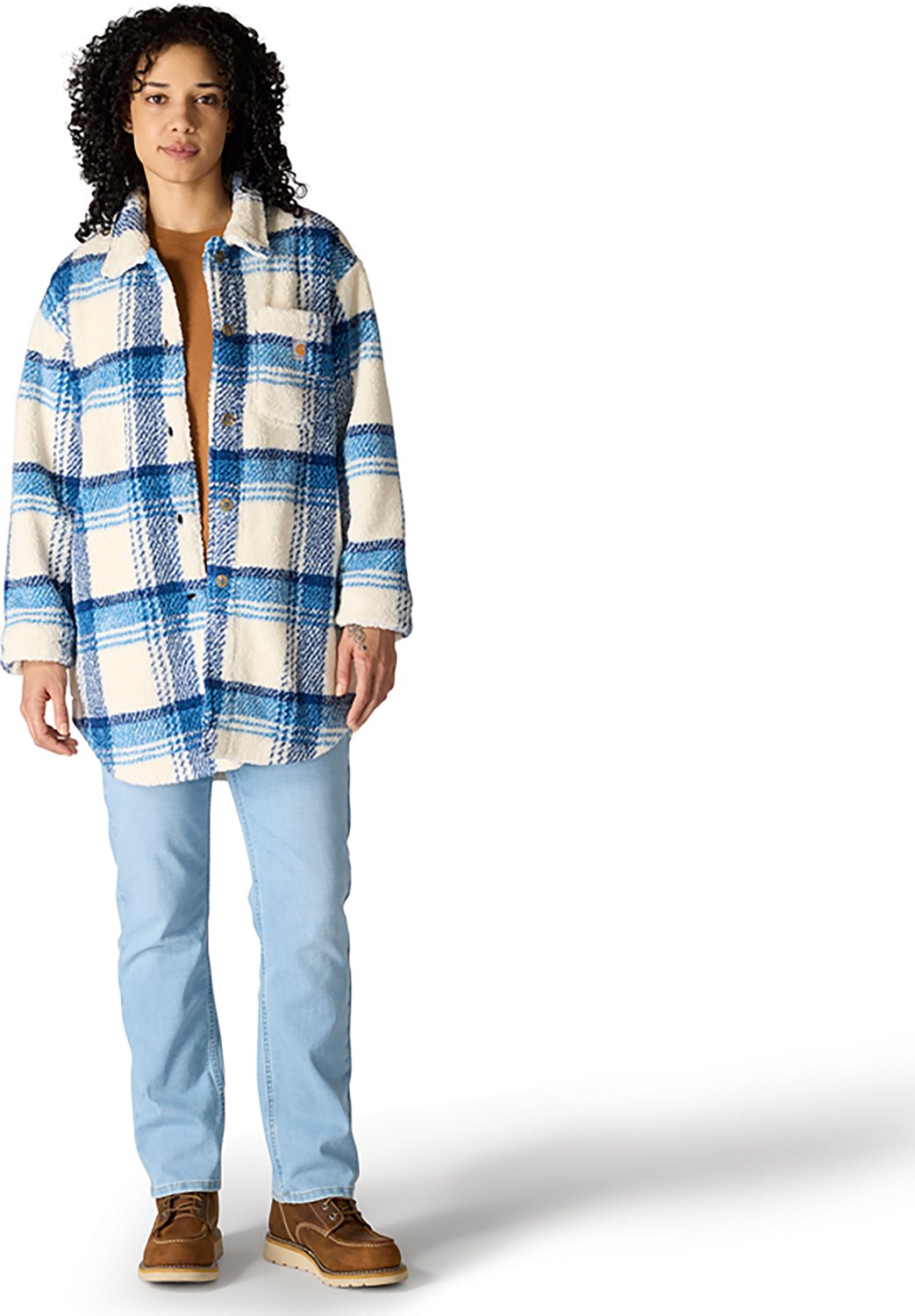 Carhartt Women's Plaid Fleece Coat - view number 5