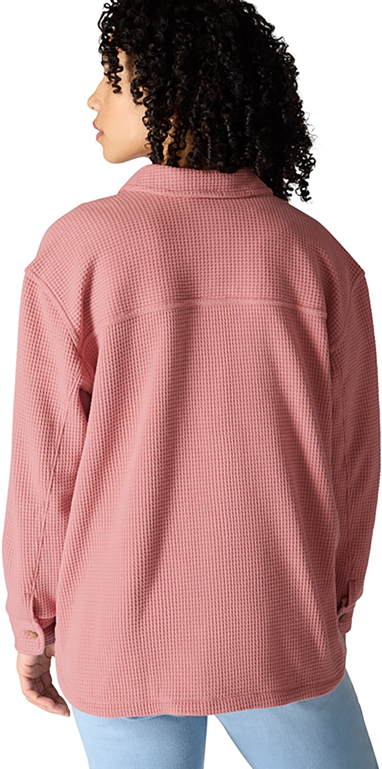 Carhartt Women's Heavyweight Waffle Knit Long Sleeve Button Up Shirt - view number 2