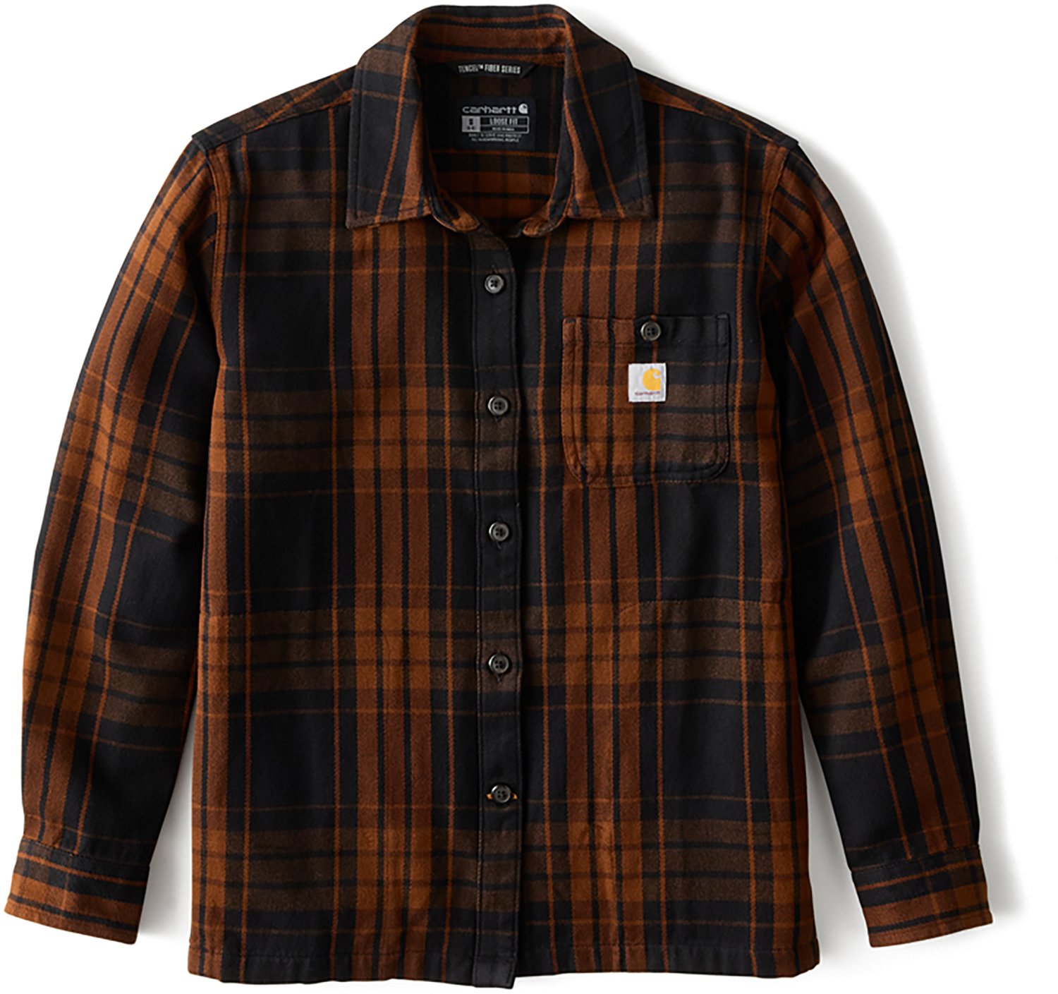 Carhartt Women's TENCEL Twill Plaid Button Up Shirt - view number 6