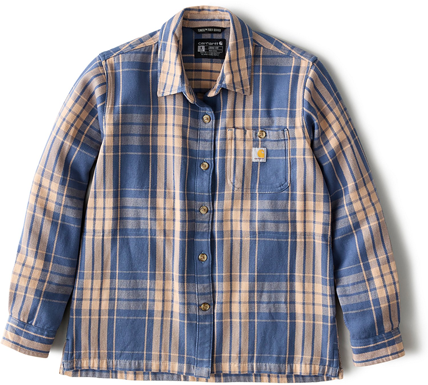 Carhartt Women's TENCEL Twill Plaid Button Up Shirt - view number 6
