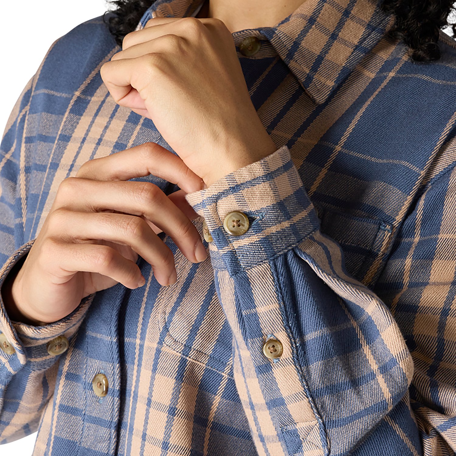 Carhartt Women's TENCEL Twill Plaid Button Up Shirt - view number 4
