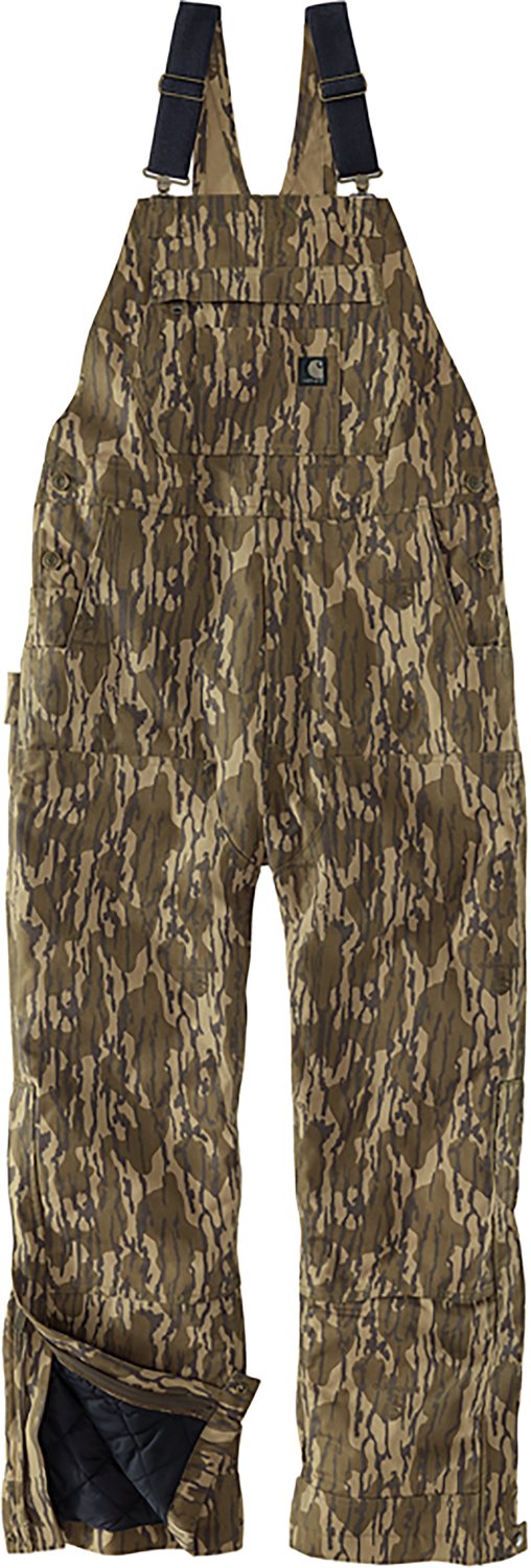 Carhartt Men's Rugged Flex Duck Loose Fit Insulated Camo Bib Overalls - view number 5