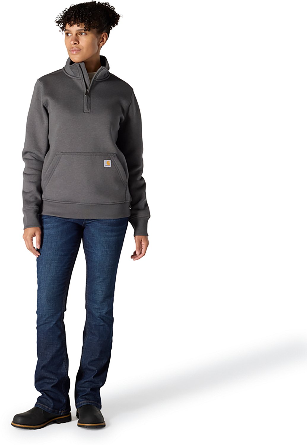 Carhartt Women's Mock Neck 1/4-Zip Sweatshirt - view number 4