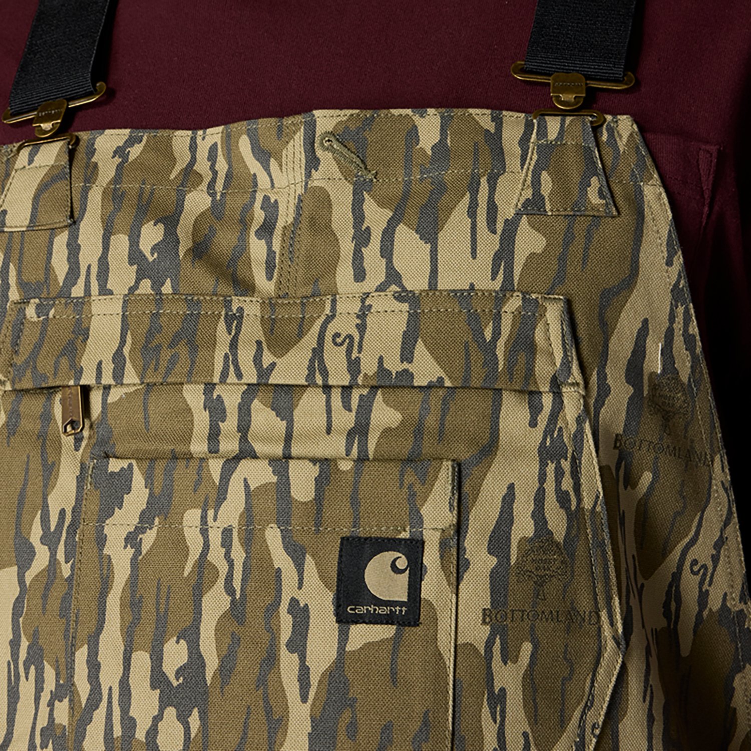 Carhartt Men's Rugged Flex Duck Loose Fit Insulated Camo Bib Overalls