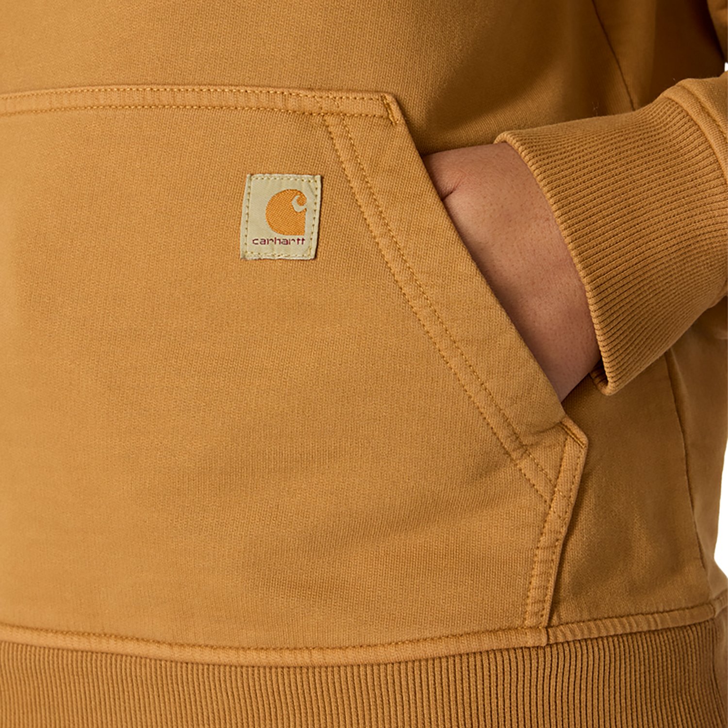 Carhartt Women's Garment Dye Pocket Hoodie - view number 4