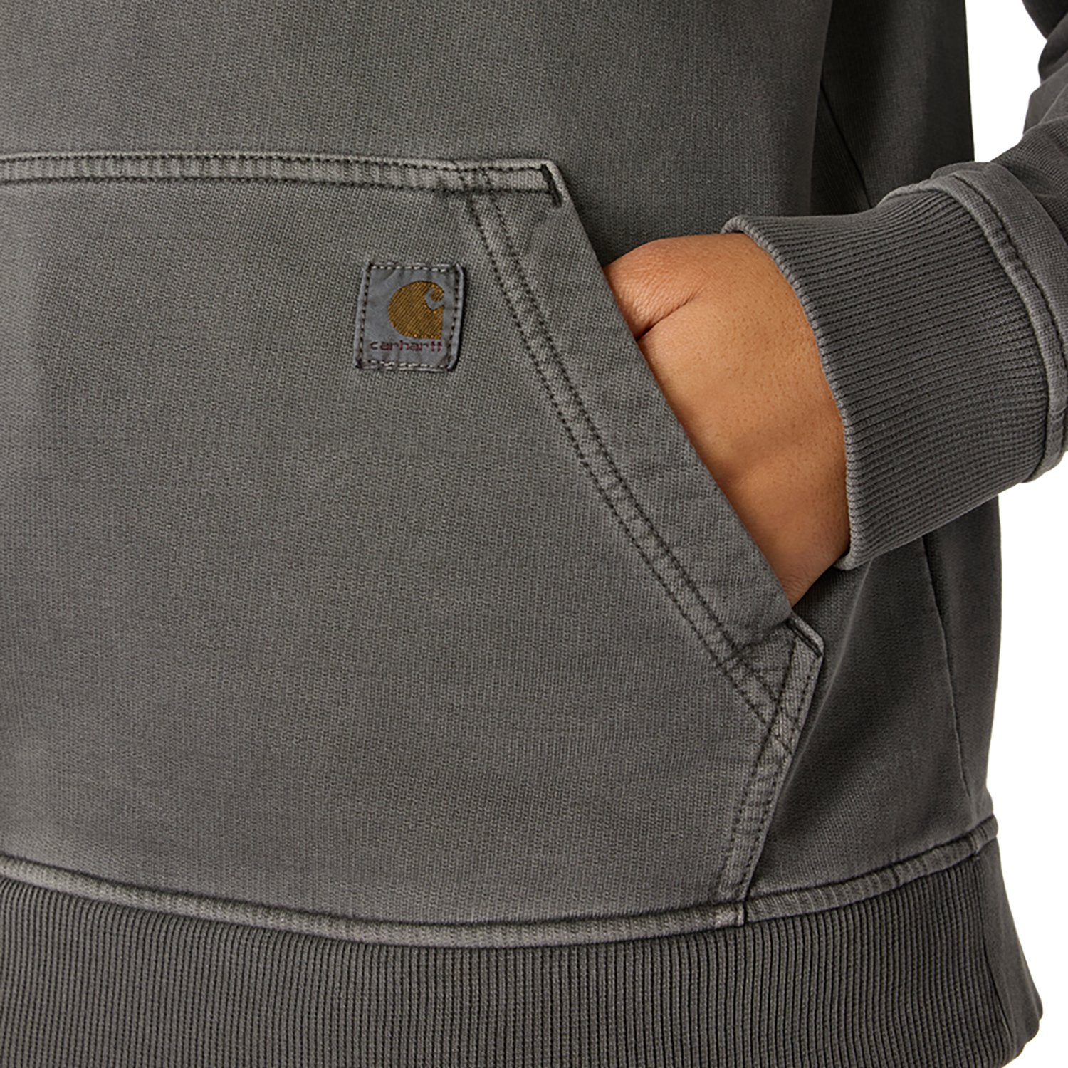 Carhartt Women's Garment Dye Pocket Hoodie - view number 4
