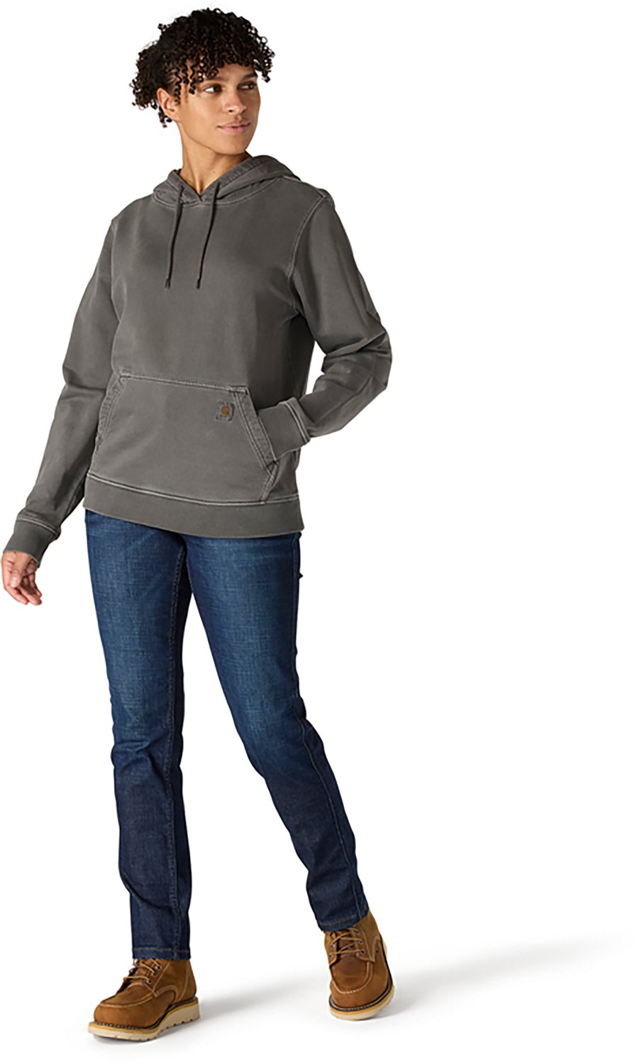 Carhartt Women's Garment Dye Pocket Hoodie - view number 5