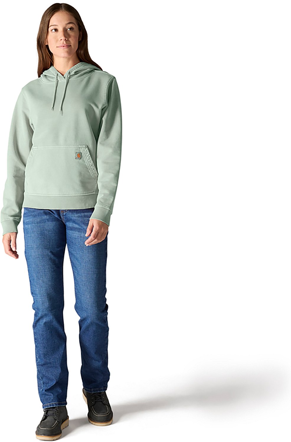 Carhartt Women's Garment Dye Pocket Hoodie - view number 4