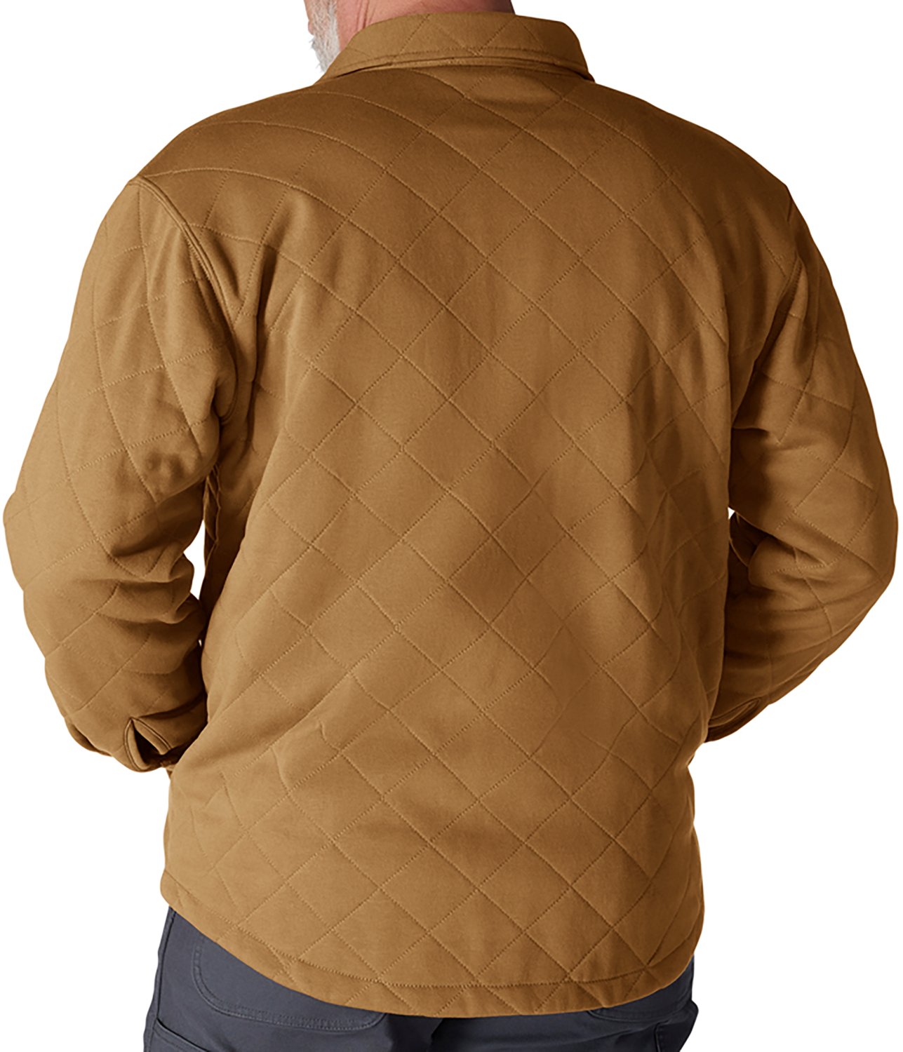 Carhartt Men's Heavyweight Quilted Snap Front Shirt Jac - view number 2