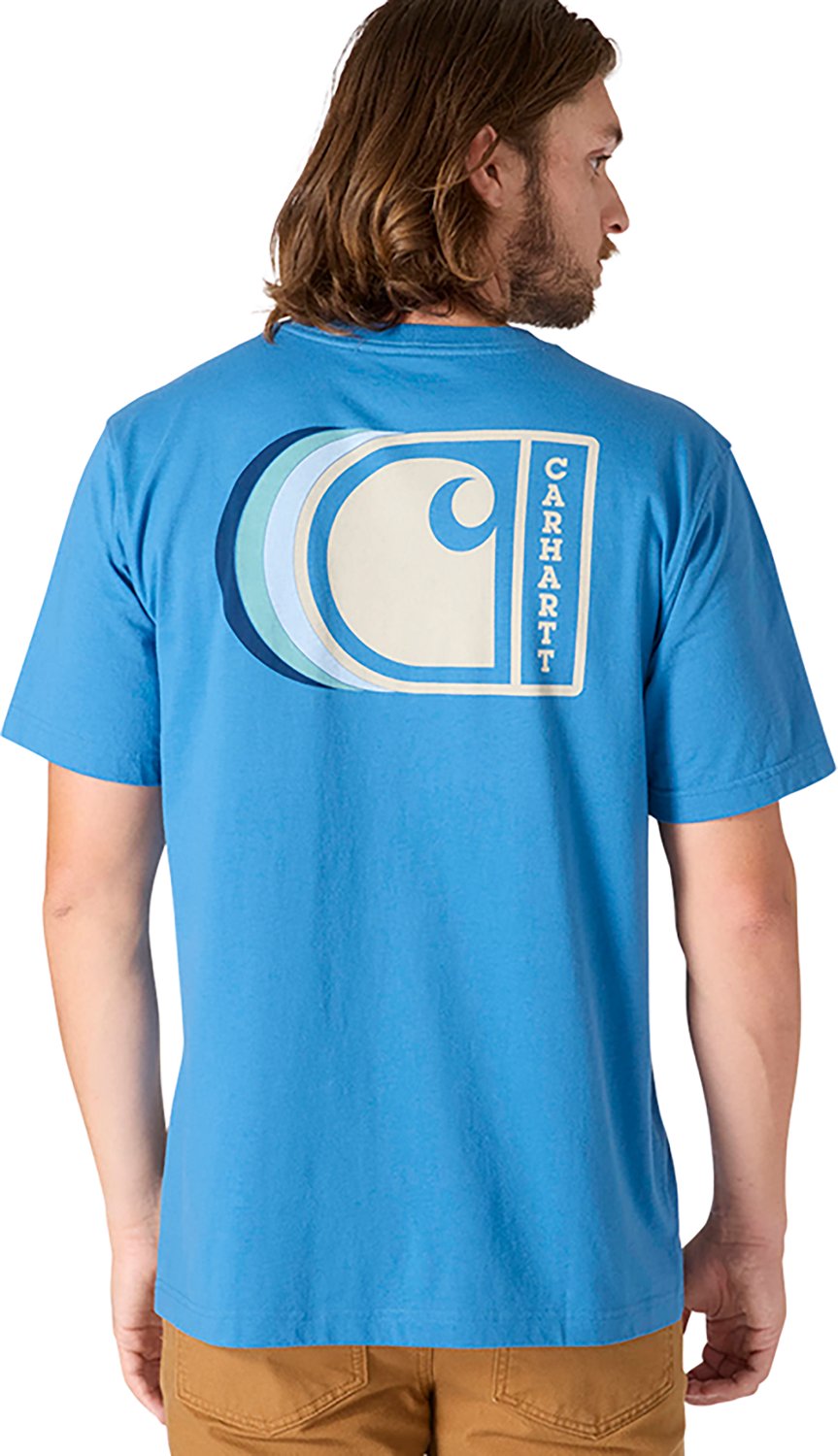 Carhartt Men's Relaxed Fit Lightweight Short Sleeve C Graphic T-shirt - view number 2