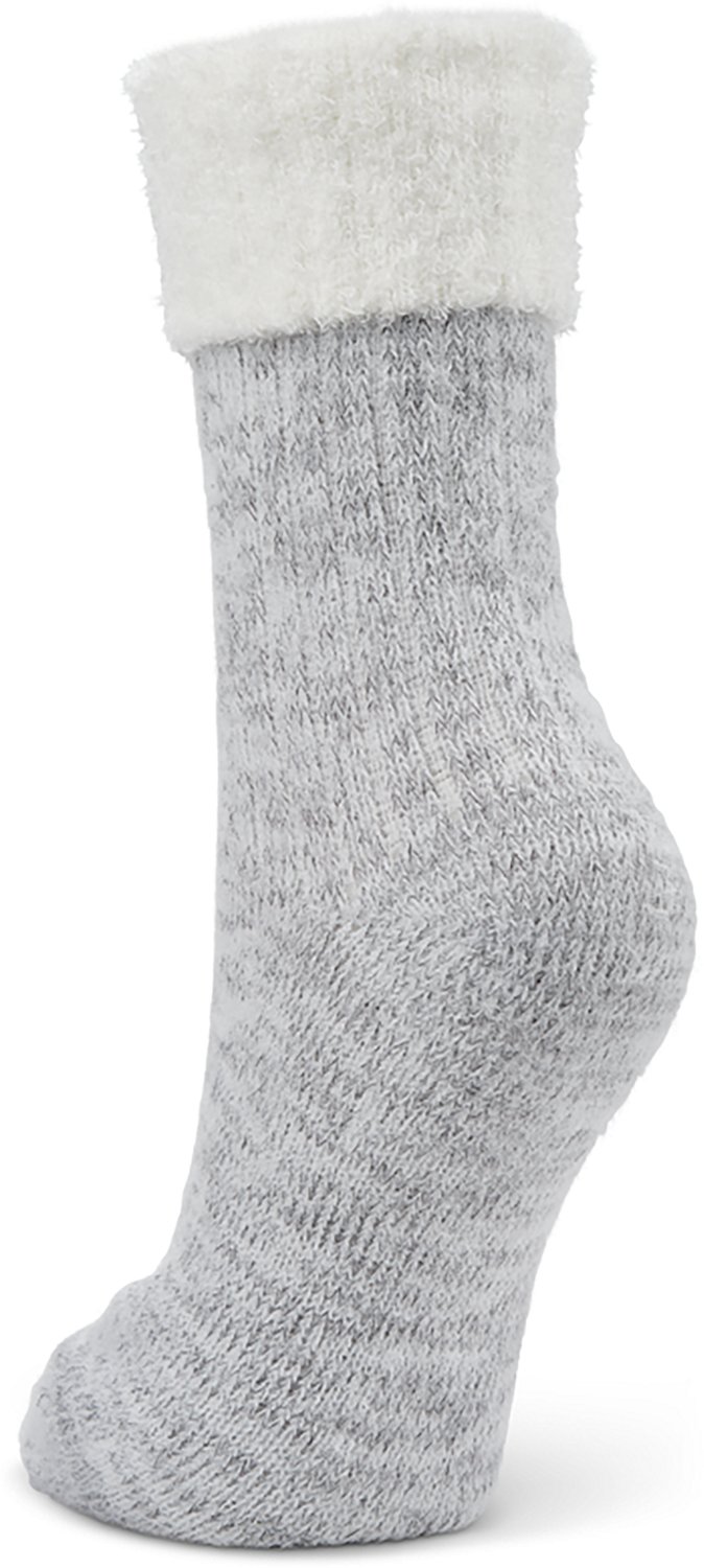 Magellan Outdoors Women's Foldover Heather Lodge Crew Socks - view number 3
