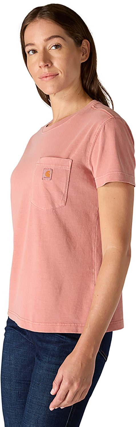 Carhartt Women's Short Sleeve Garment Dye Pocket T-shirt                                                                         - view number 3