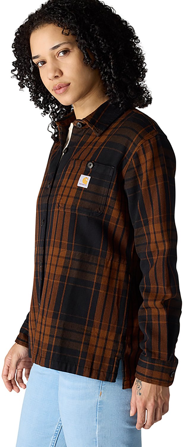 Carhartt Women's TENCEL Twill Plaid Button Up Shirt - view number 3