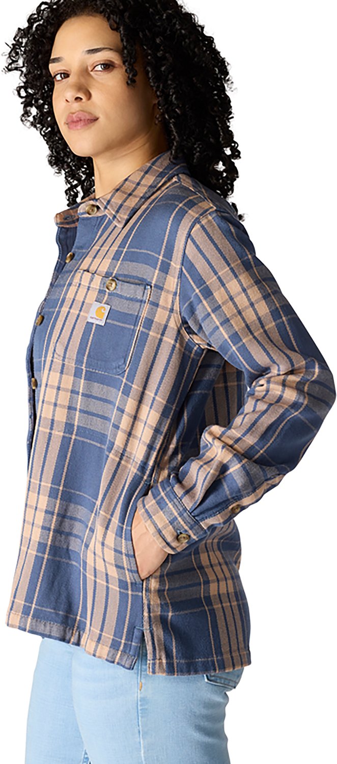 Carhartt Women's TENCEL Twill Plaid Button Up Shirt - view number 3
