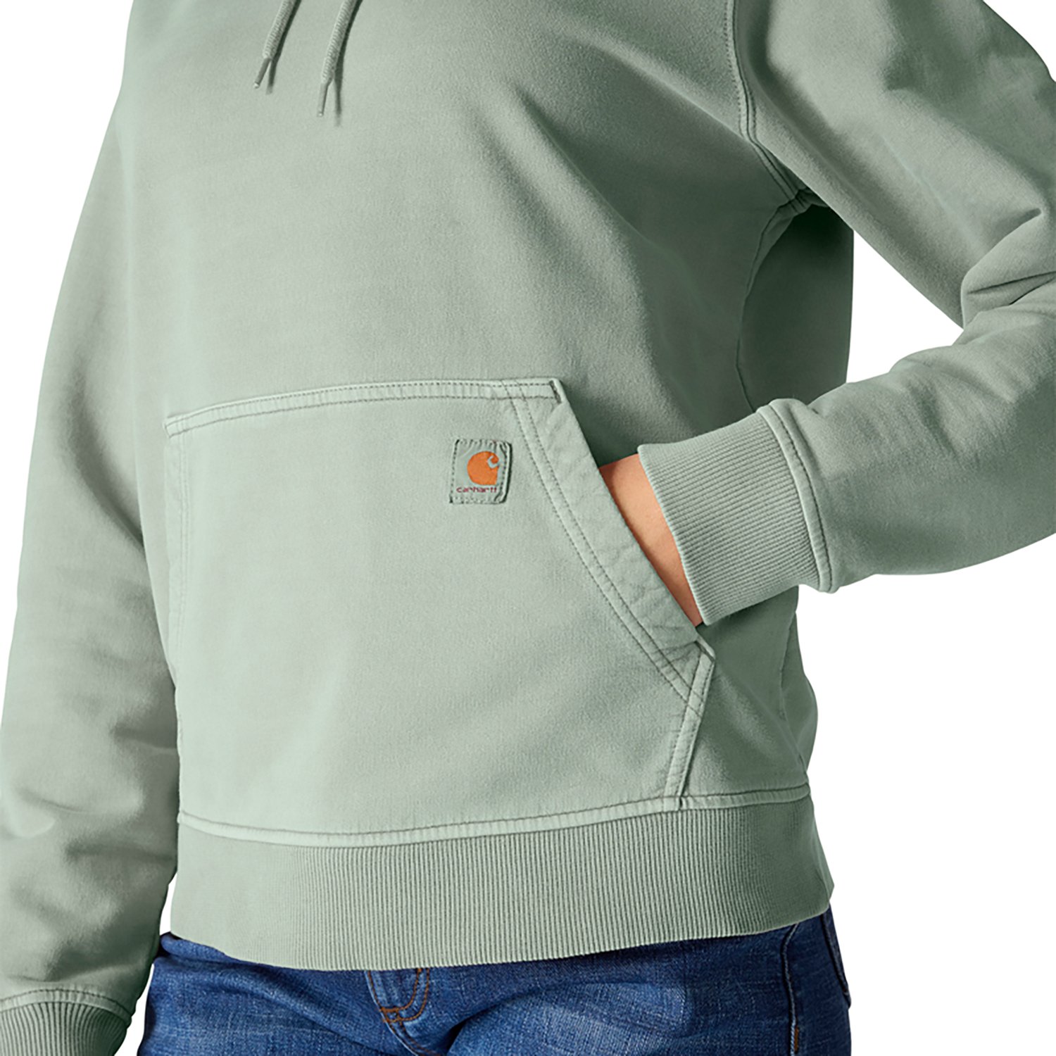 Carhartt Women's Garment Dye Pocket Hoodie - view number 3