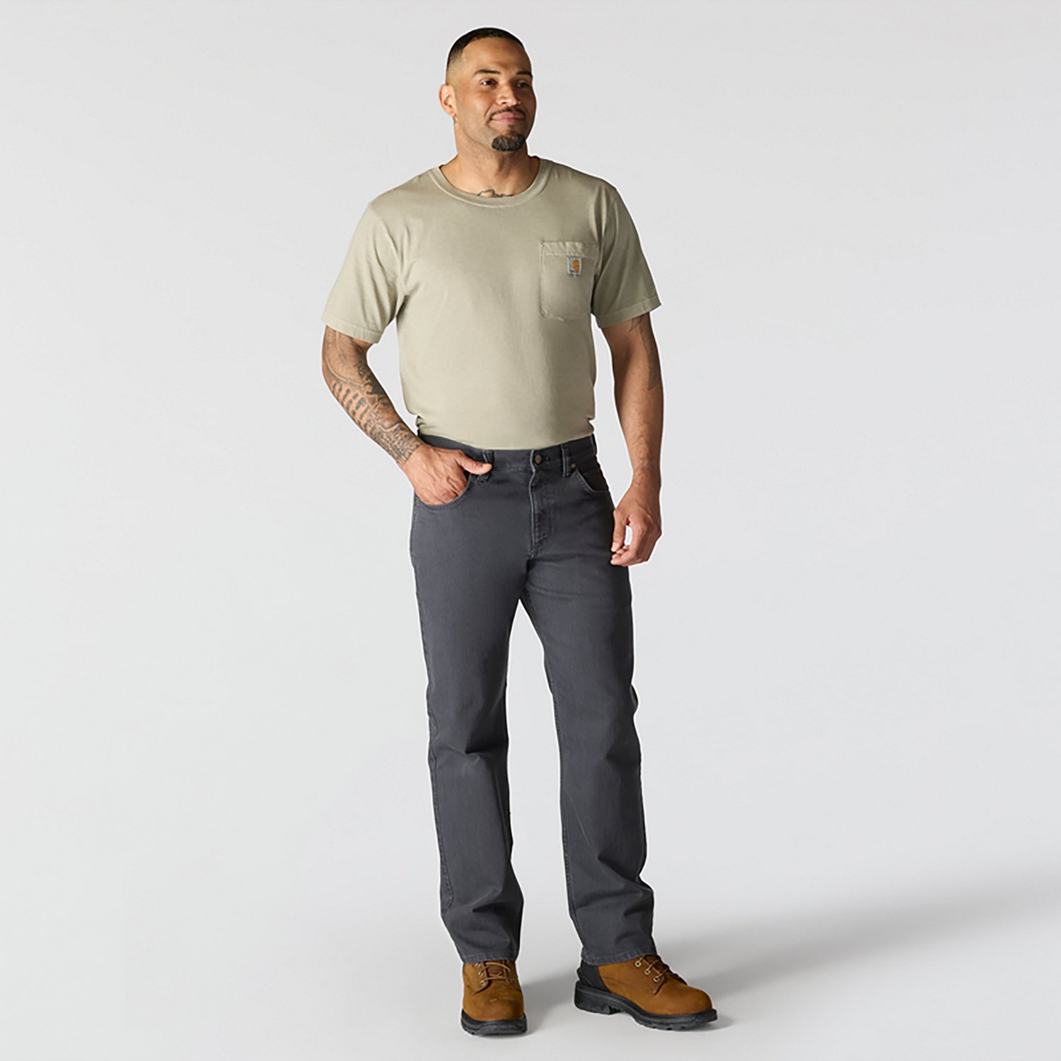 Carhartt Men's Relaxed Straight Rugged Flex Dyed Jeans - view number 5