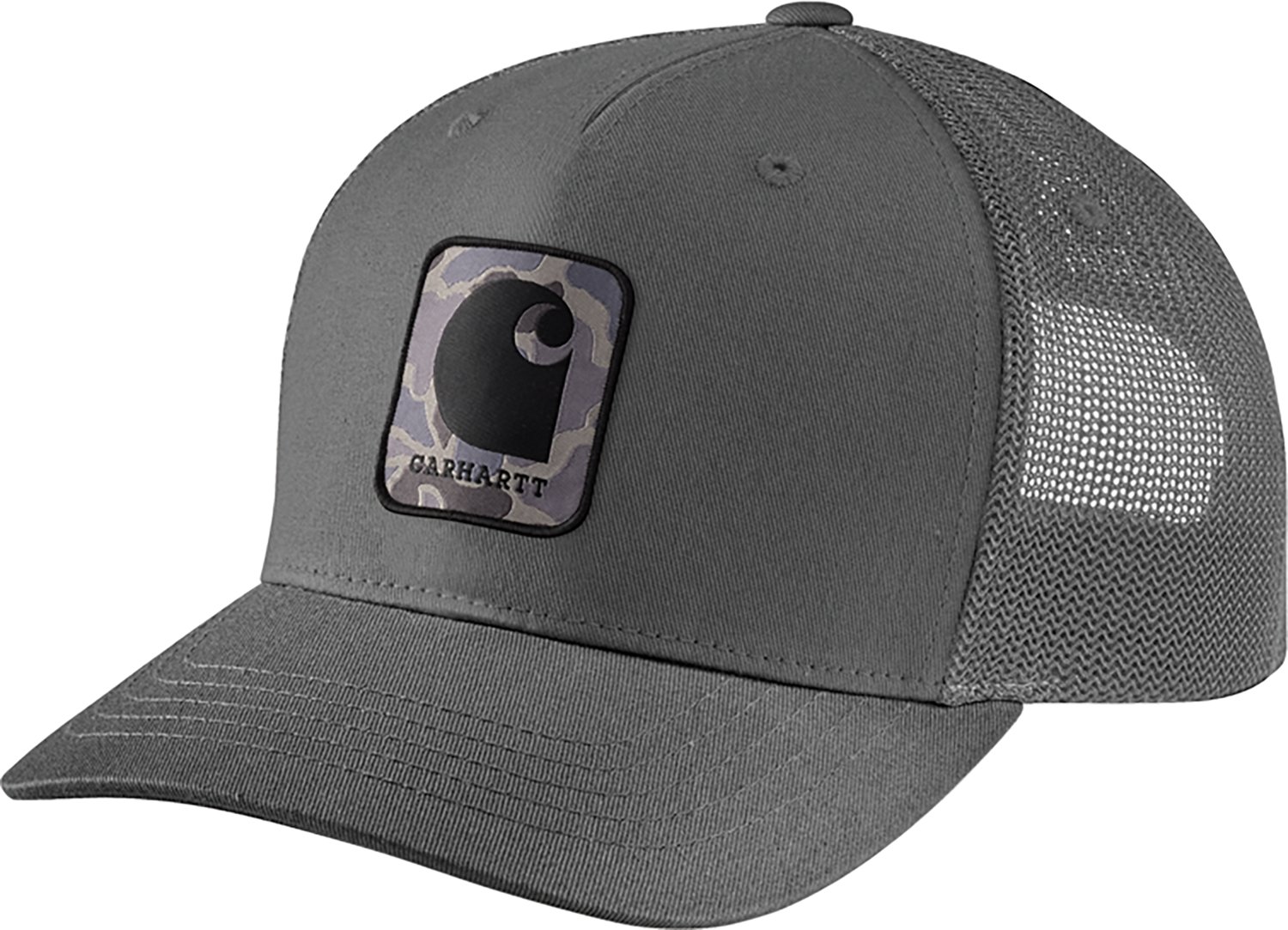 Carhartt Men's Twill Mesh-Back Camo Patch Cap