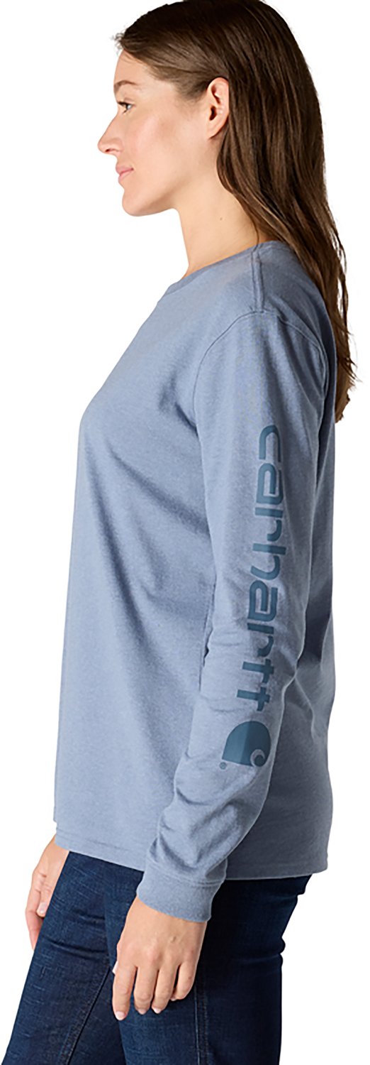 Carhartt Women's Relaxed Fit Midweight Logo Long Sleeve - view number 3