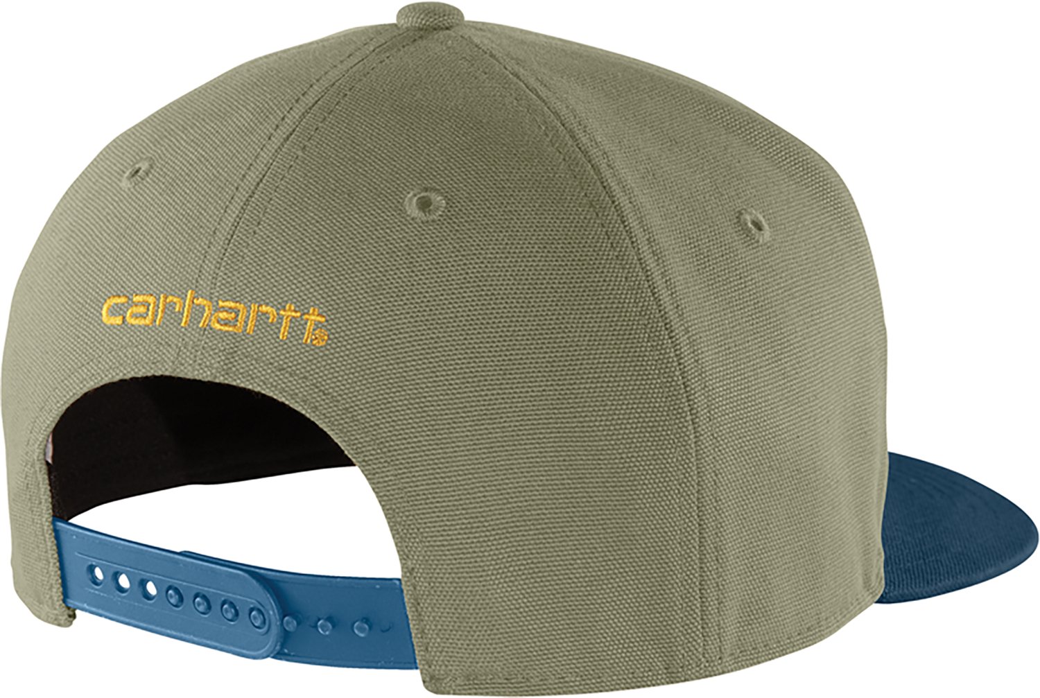 Carhartt Men's Firm Duck Flat Brim Cap - view number 2
