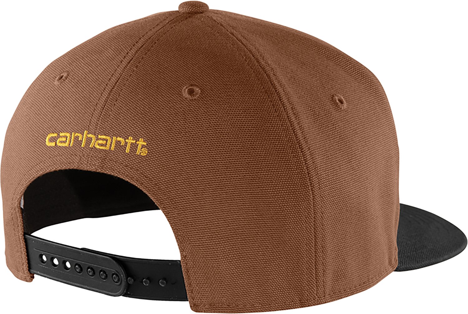 Carhartt Men's Firm Duck Flat Brim Cap - view number 2