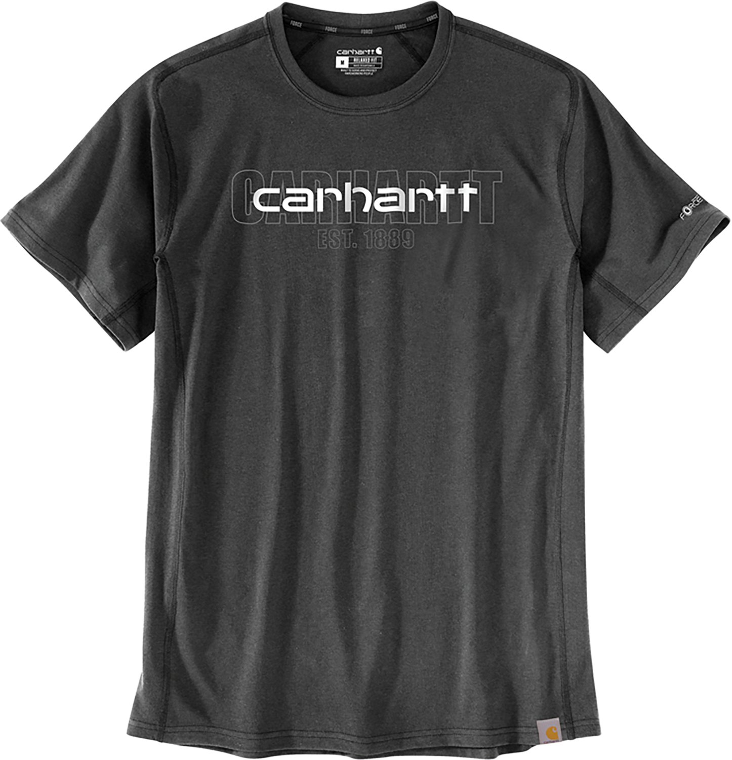 Carhartt Men's Force Relaxed Fit Midweight Logo Graphic Short Sleeve T-shirt - view number 3