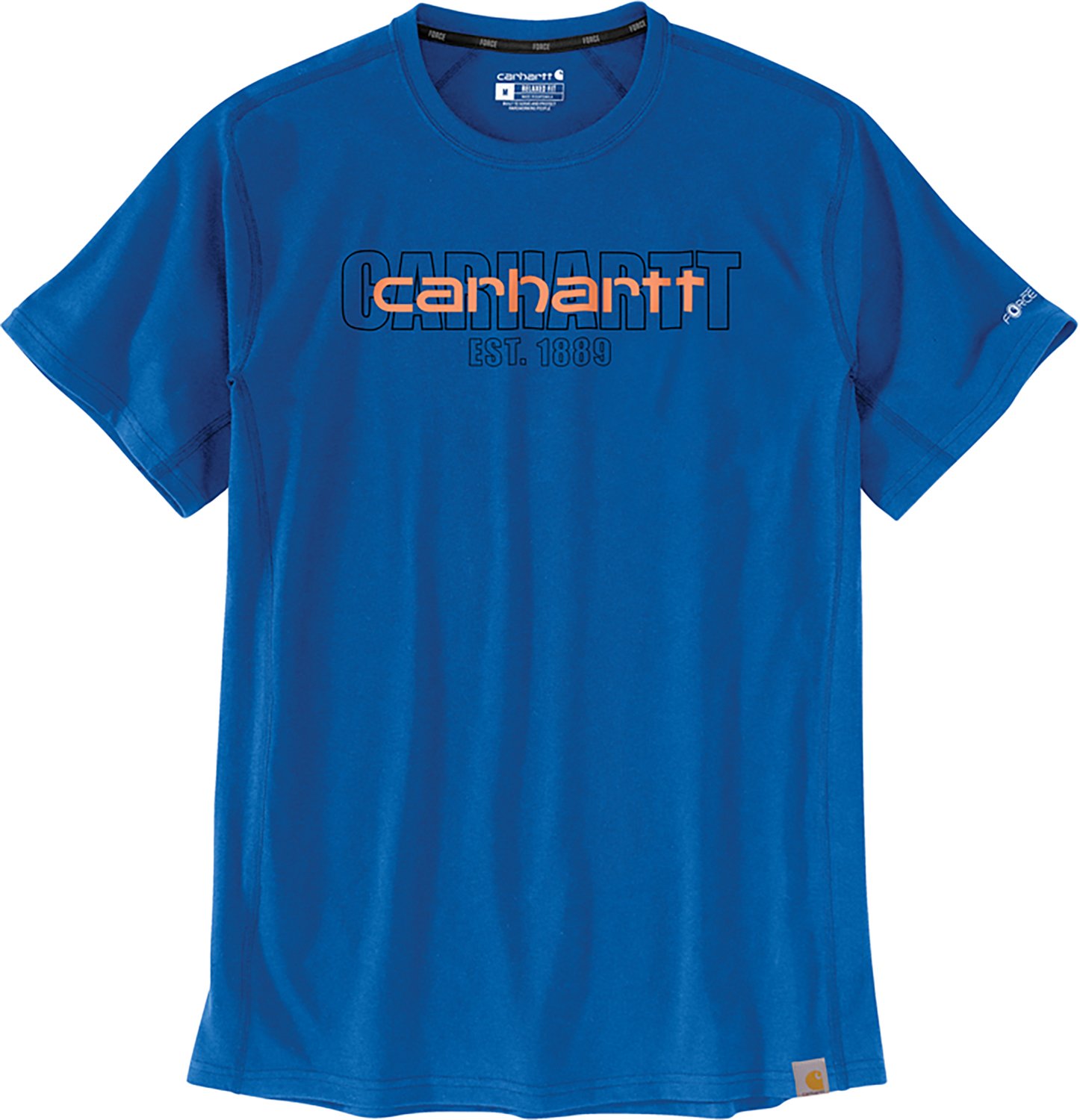 Carhartt Men's Force Relaxed Fit Midweight Logo Graphic Short Sleeve T-shirt - view number 2