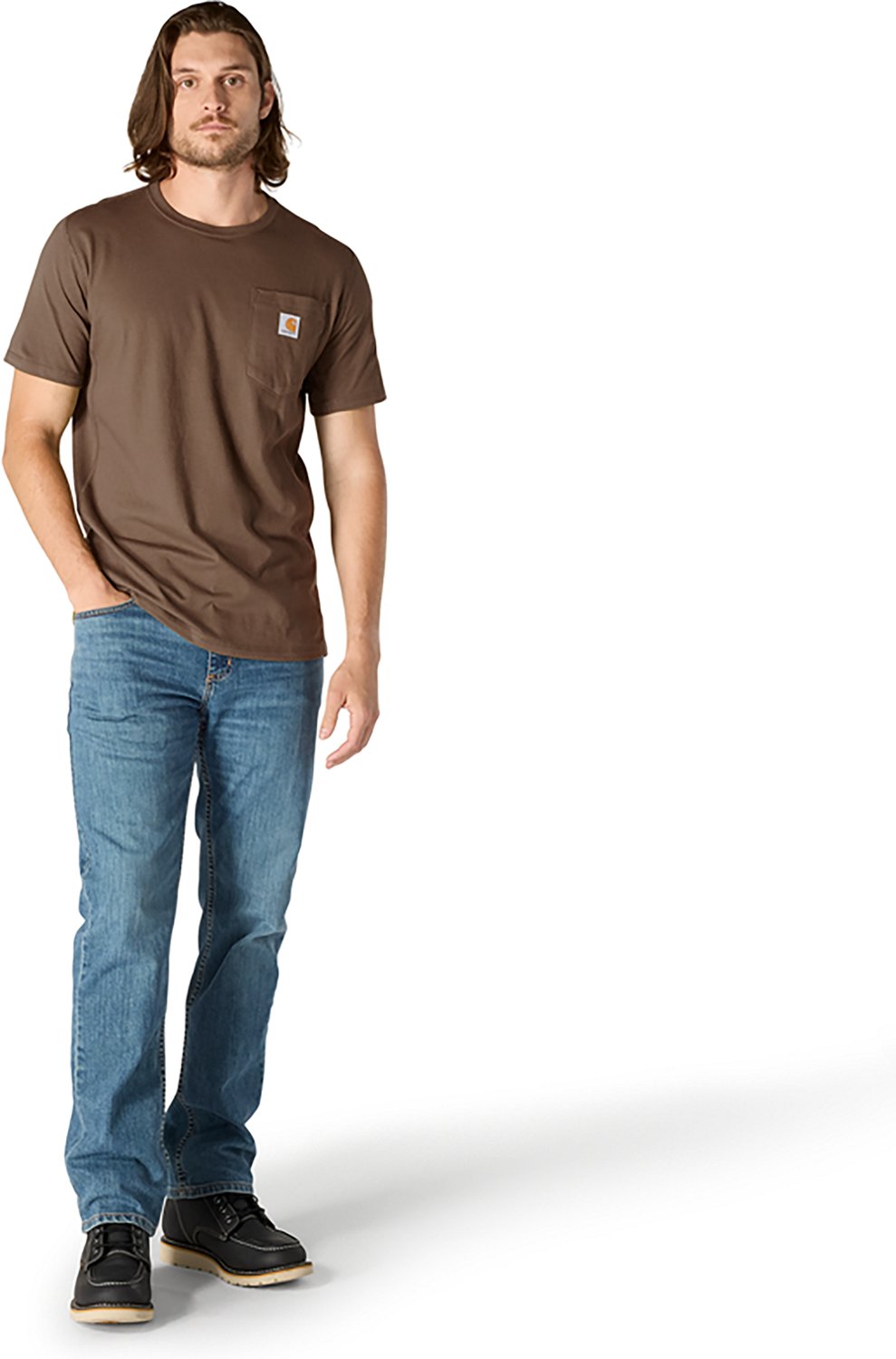 Carhartt Men's Force Relaxed Fit Midweight Pocket T-shirt - view number 4