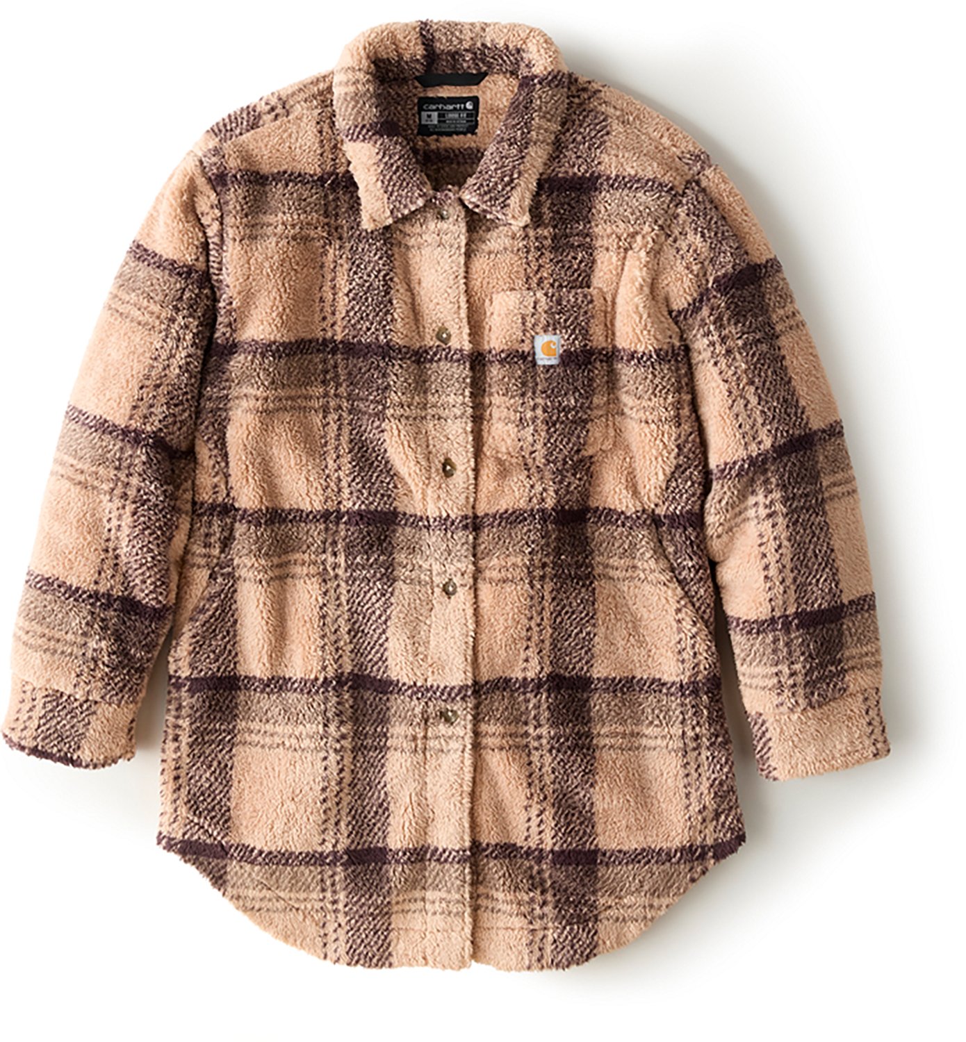 Carhartt Women's Plaid Fleece Coat - view number 5