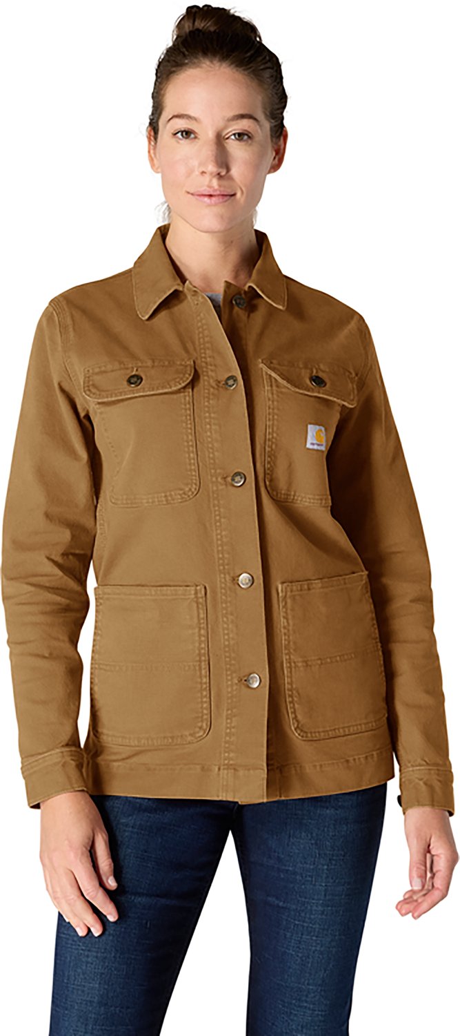 Carhartt Women's Rugged Flex® Loose Fit Canvas Chore Jacket