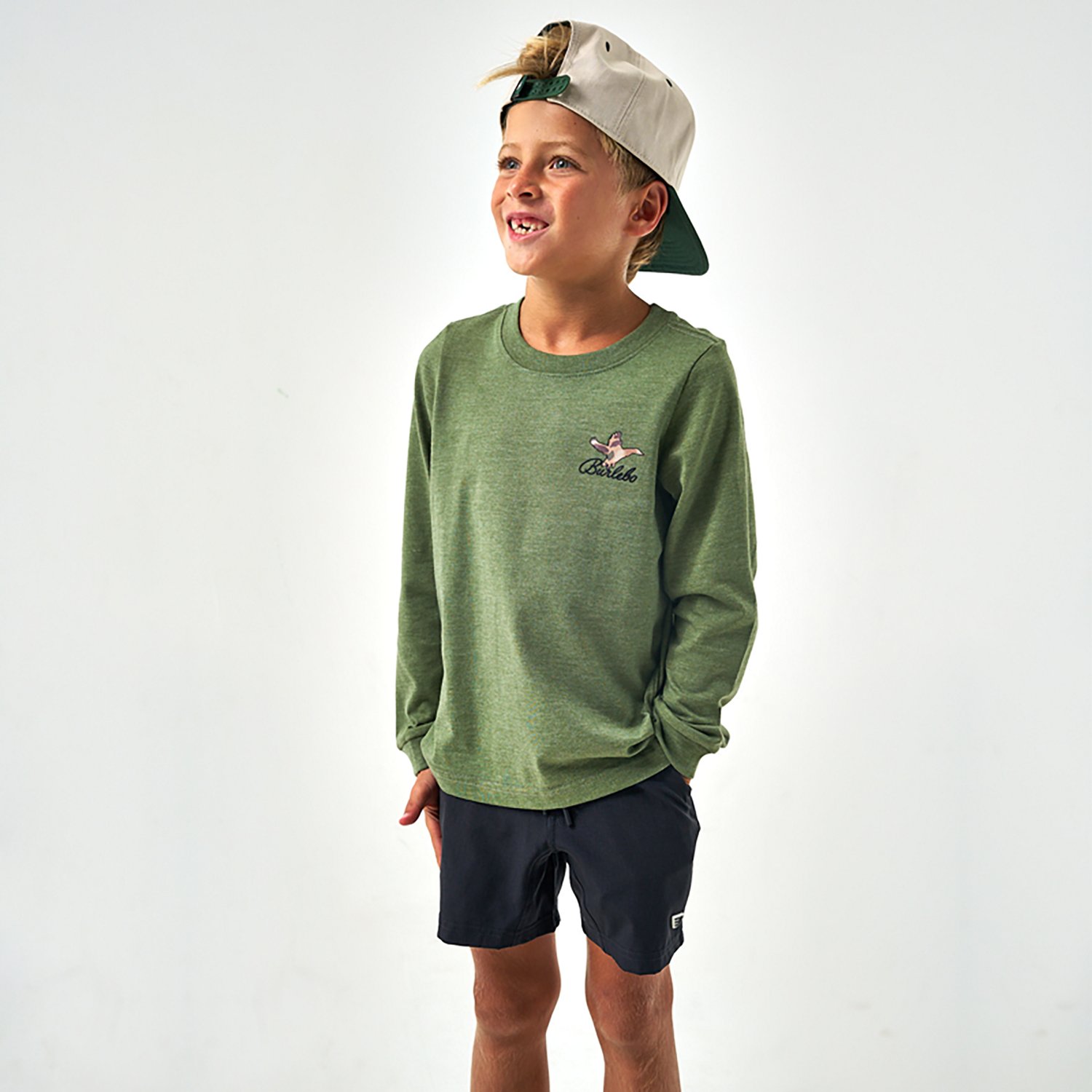 BURLEBO Boys' Ducks Flying In Long Sleeve T-shirt - view number 2