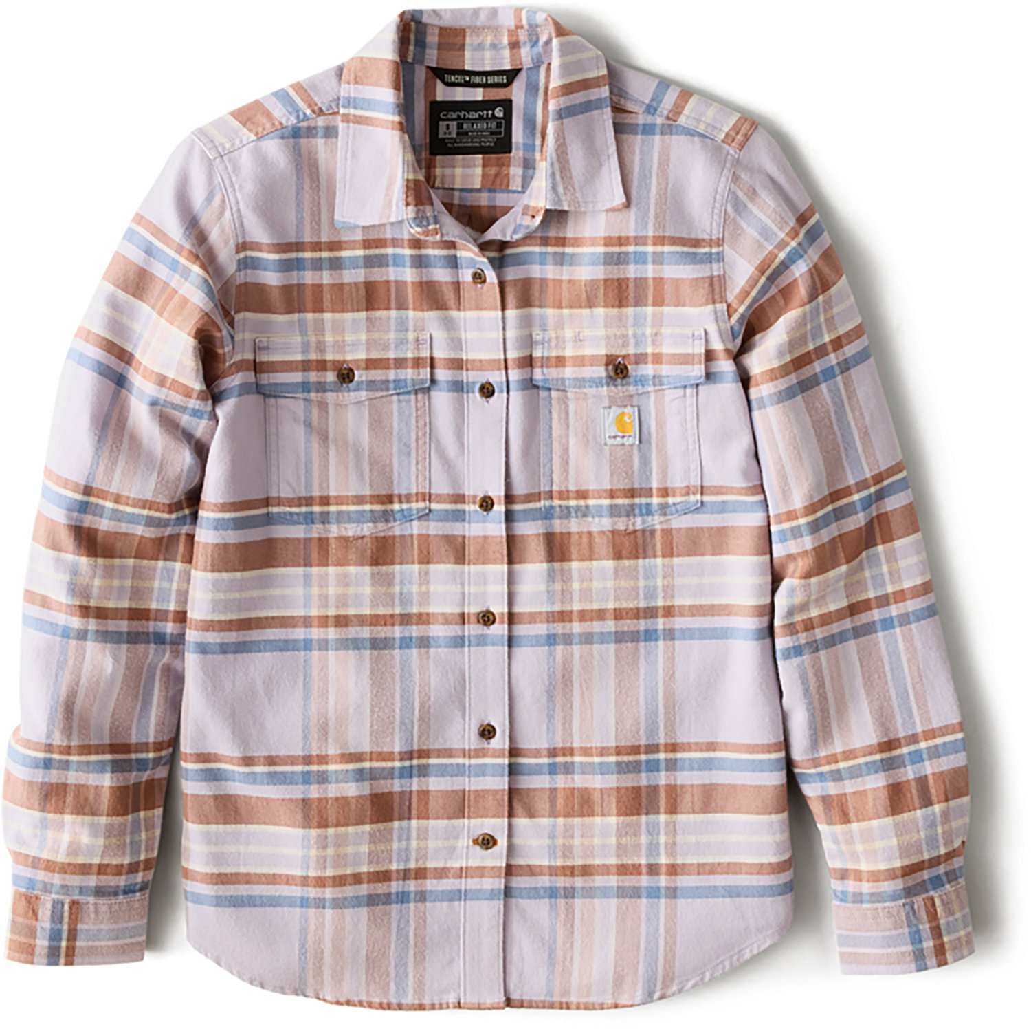 Carhartt Women's TENCEL Fiber Series Relaxed Fit Plaid Long Sleeve Shirt - view number 5