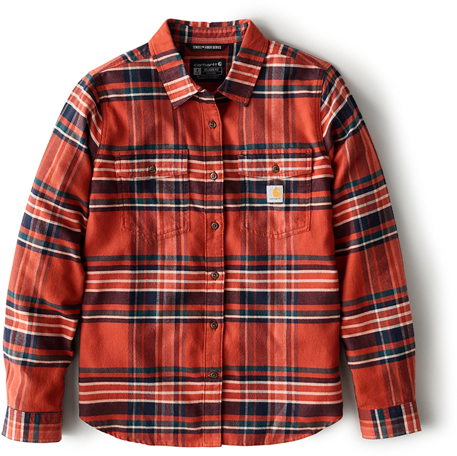 Carhartt Women's TENCEL Fiber Series Relaxed Fit Plaid Long Sleeve Shirt - view number 5