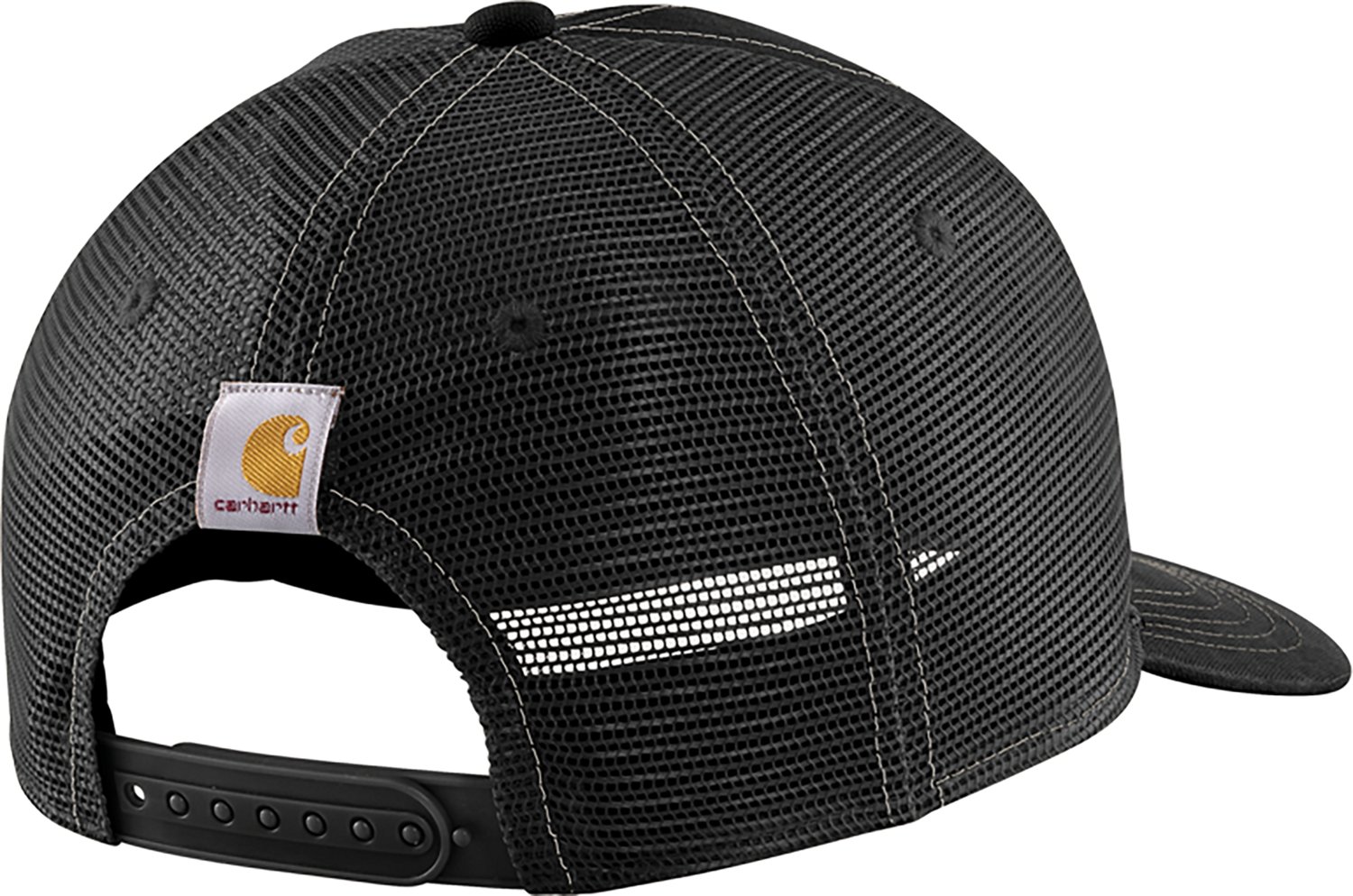 Carhartt Men's Canvas Mesh-Back Workwear Patch Cap - view number 2