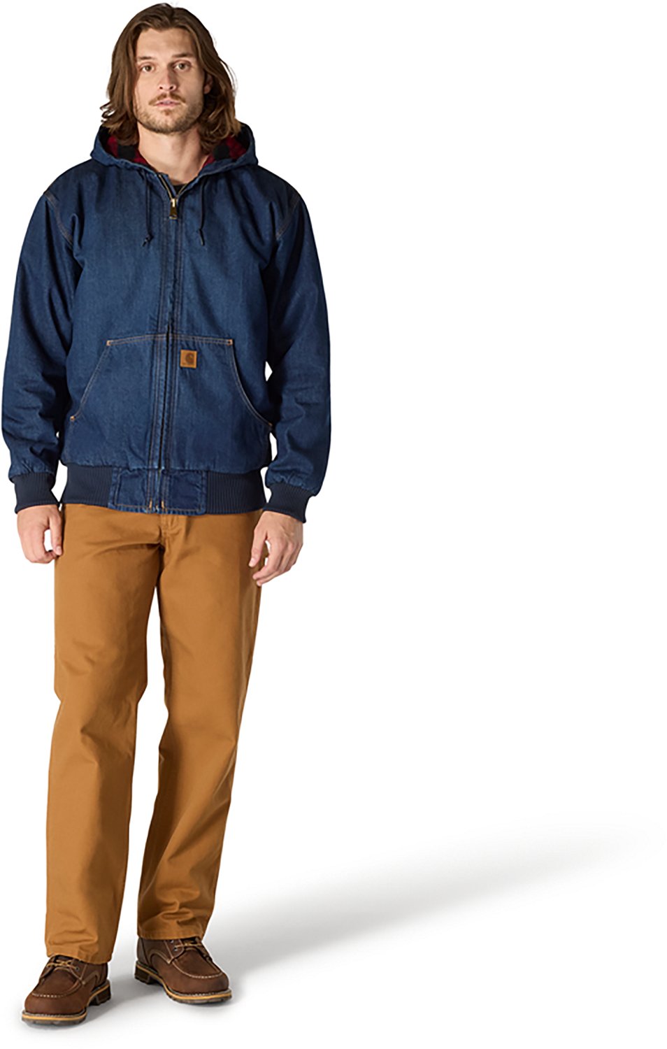 Carhartt Men's Loose Fit Denim Active Jacket - view number 5