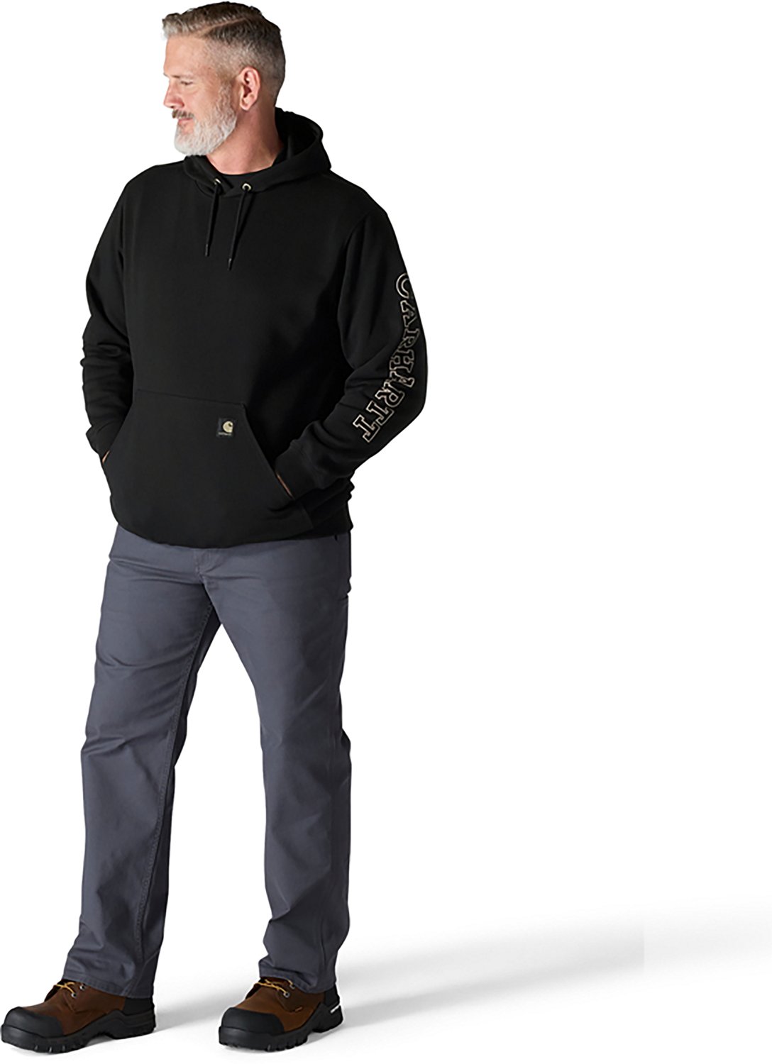 Carhartt Men's Loose Fit Midweight Camo Graphic Sweatshirt - view number 5