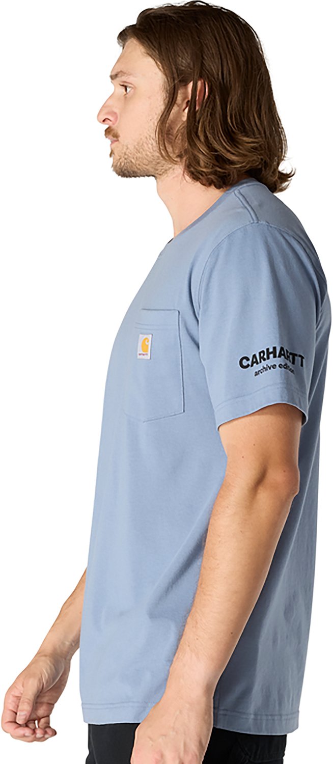 Carhartt Men's Relaxed Fit Lightweight Pocket Short Sleeve Streetcar Graphic T-shirt - view number 3