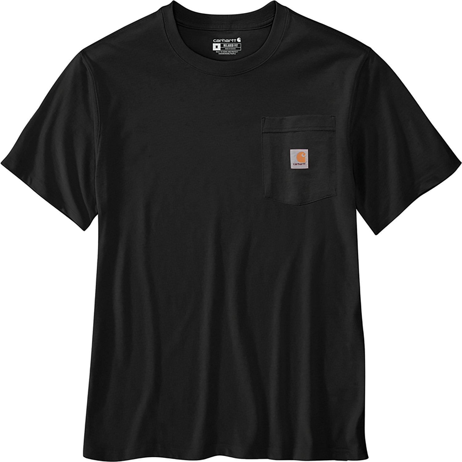 Carhartt Men's Relaxed Fit Lightweight Short Sleeve Pocket Fire Graphic T-shirt - view number 4