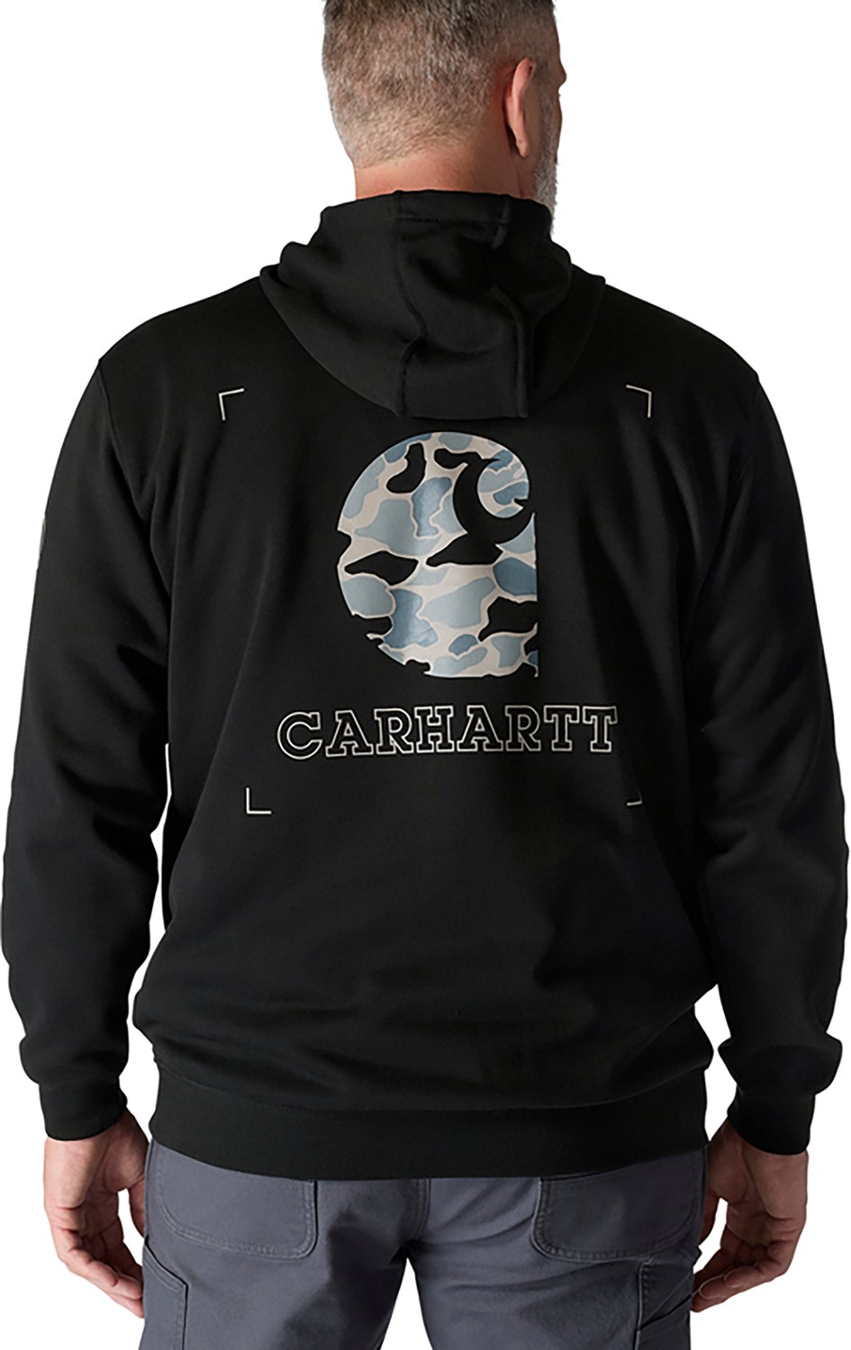 Carhartt Men's Loose Fit Midweight Camo Graphic Sweatshirt - view number 2