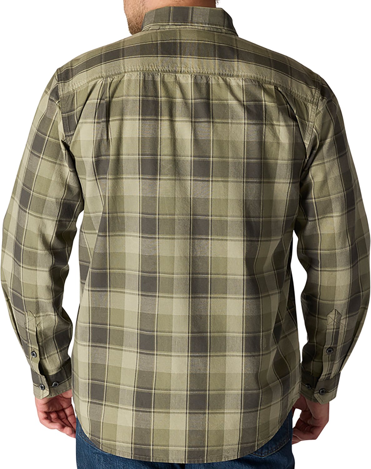 Carhartt Men's Loose Fit Midweight Chambray Long Sleeve Plaid Shirt - view number 2