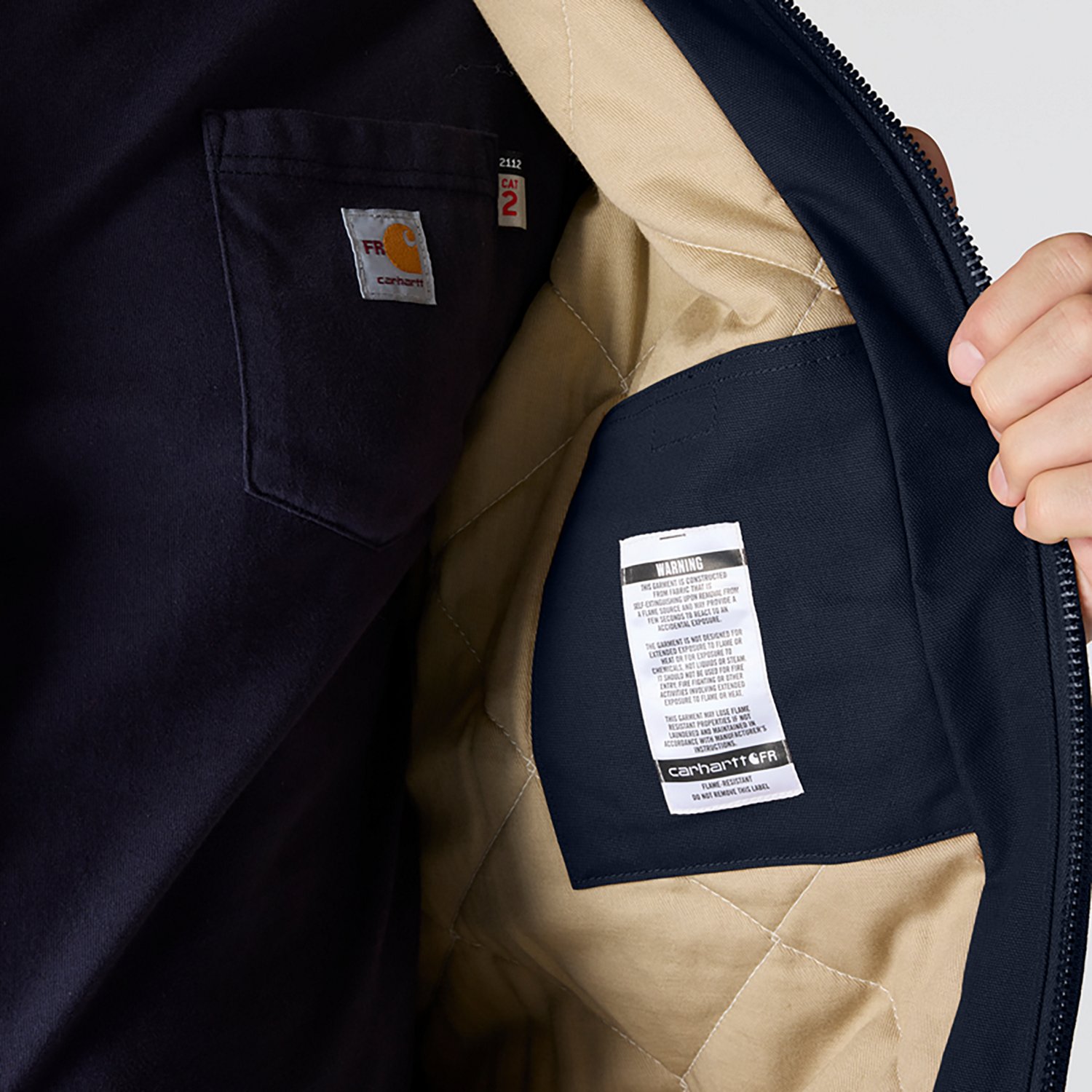 Carhartt Men's Flame Resistant Loose Fit Duck Insulated Active Jacket - view number 4