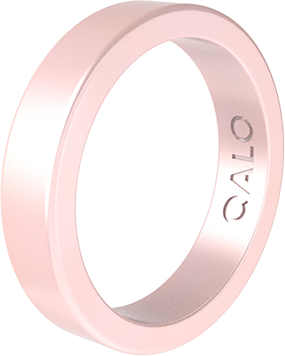 QALO Women's Pearlized Blush Smooth Stackable Ring - view number 2