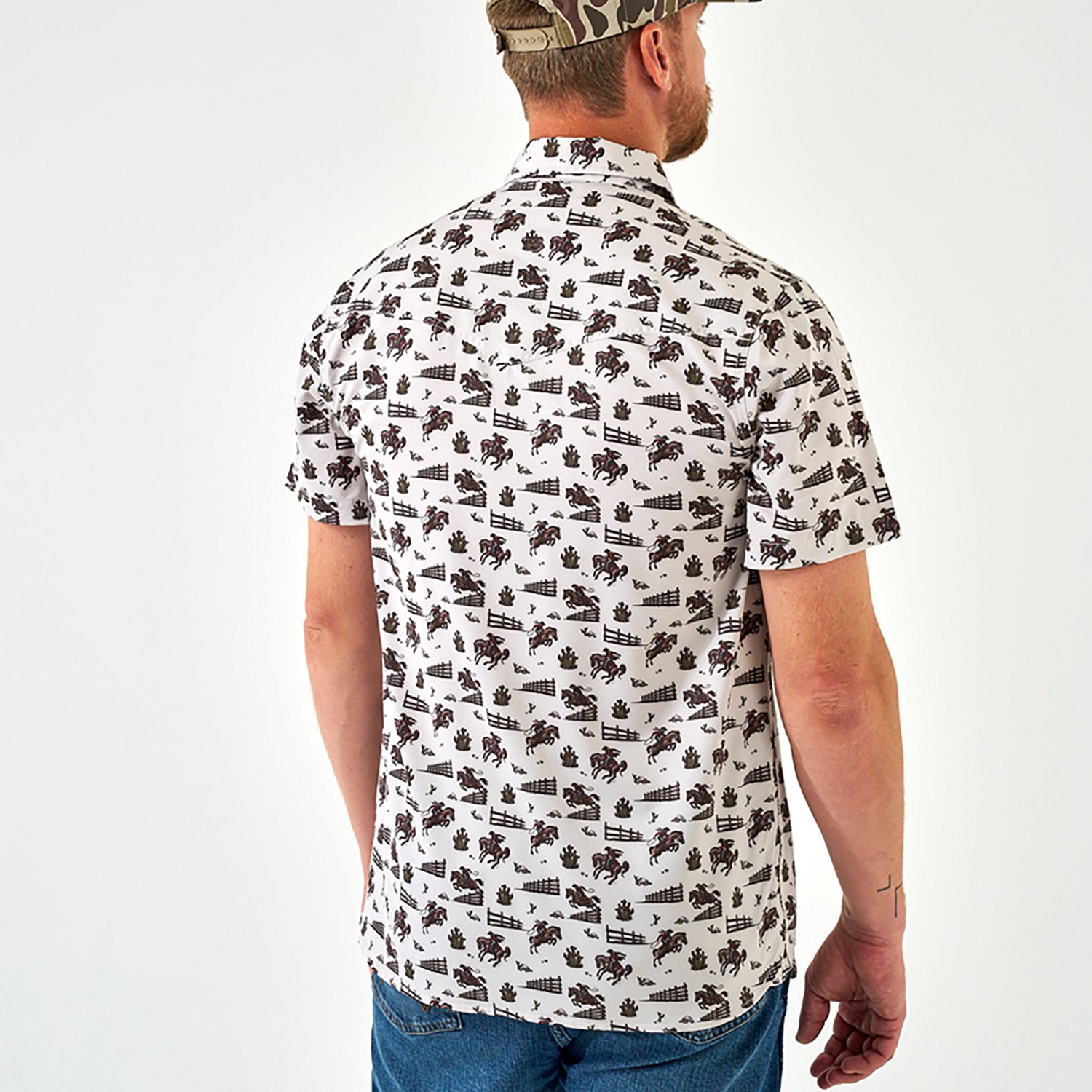 BURLEBO Men's Performance Western Shirt - view number 2