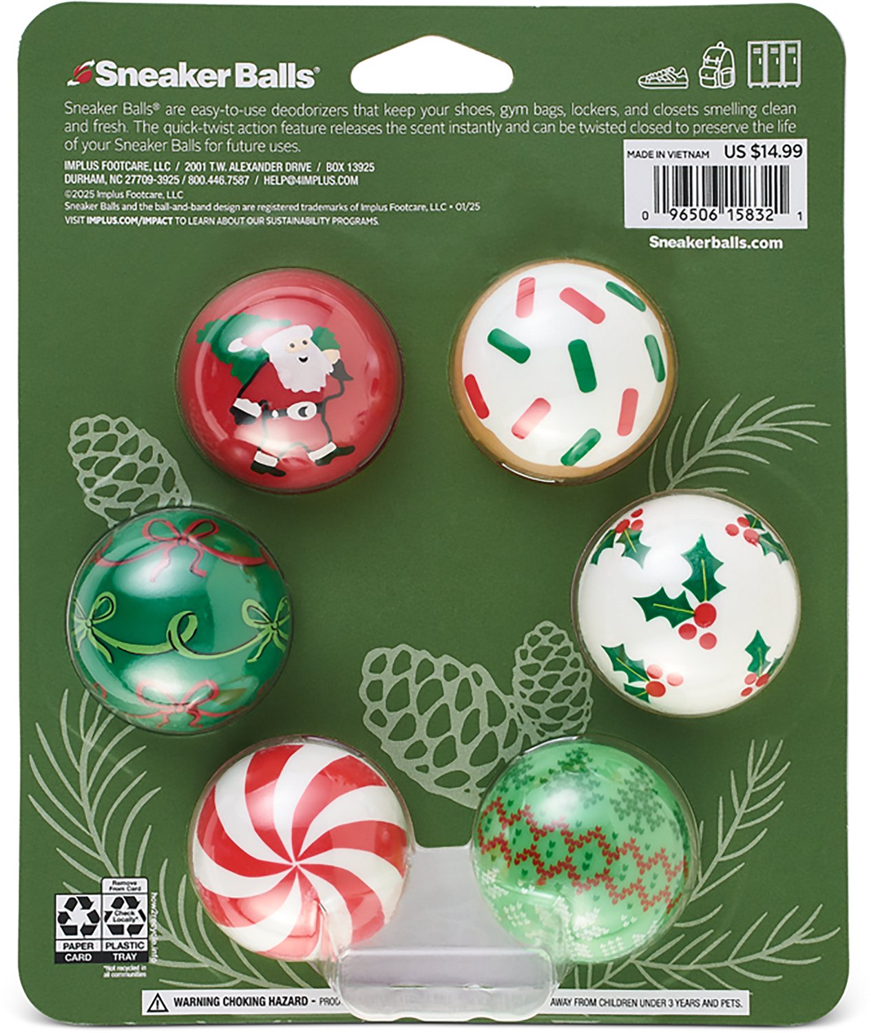 Sneaker Balls Holiday Pine 6-Pack - view number 2