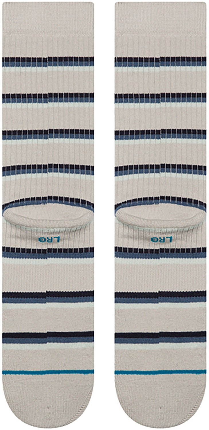 Stance Adults' Multistriped Ribbed Crew Socks - view number 3