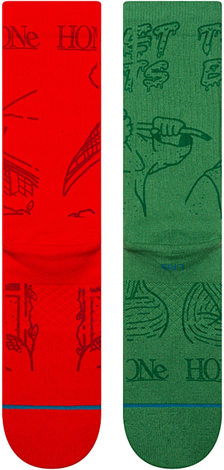 Stance Adults' Home Alone Crew Socks - view number 3