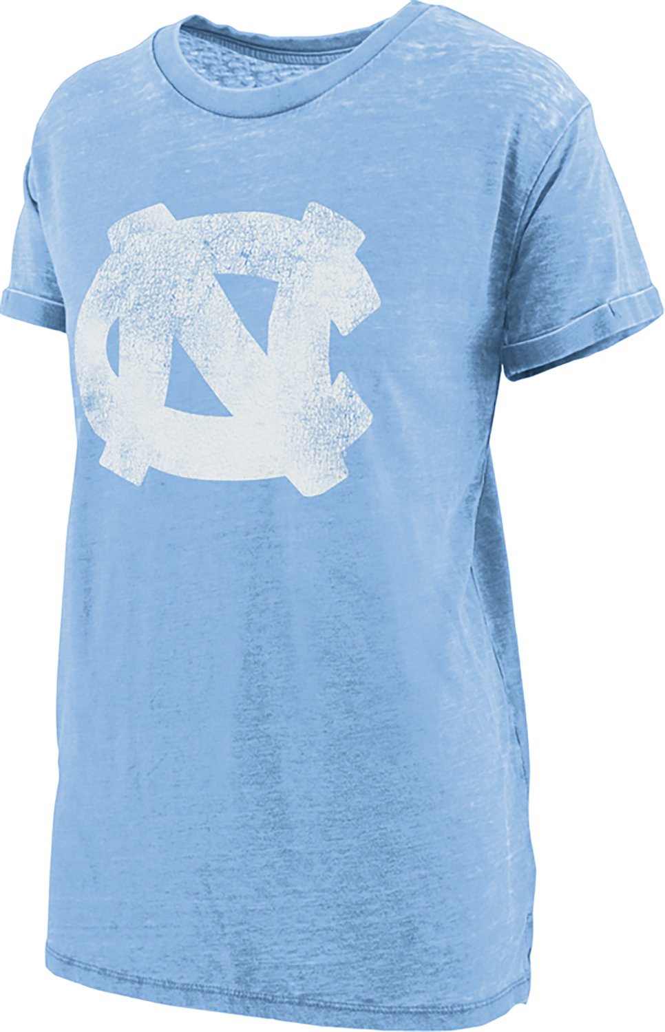 Pressbox Women's UNC Distressed Logo Boyfriend T-shirt